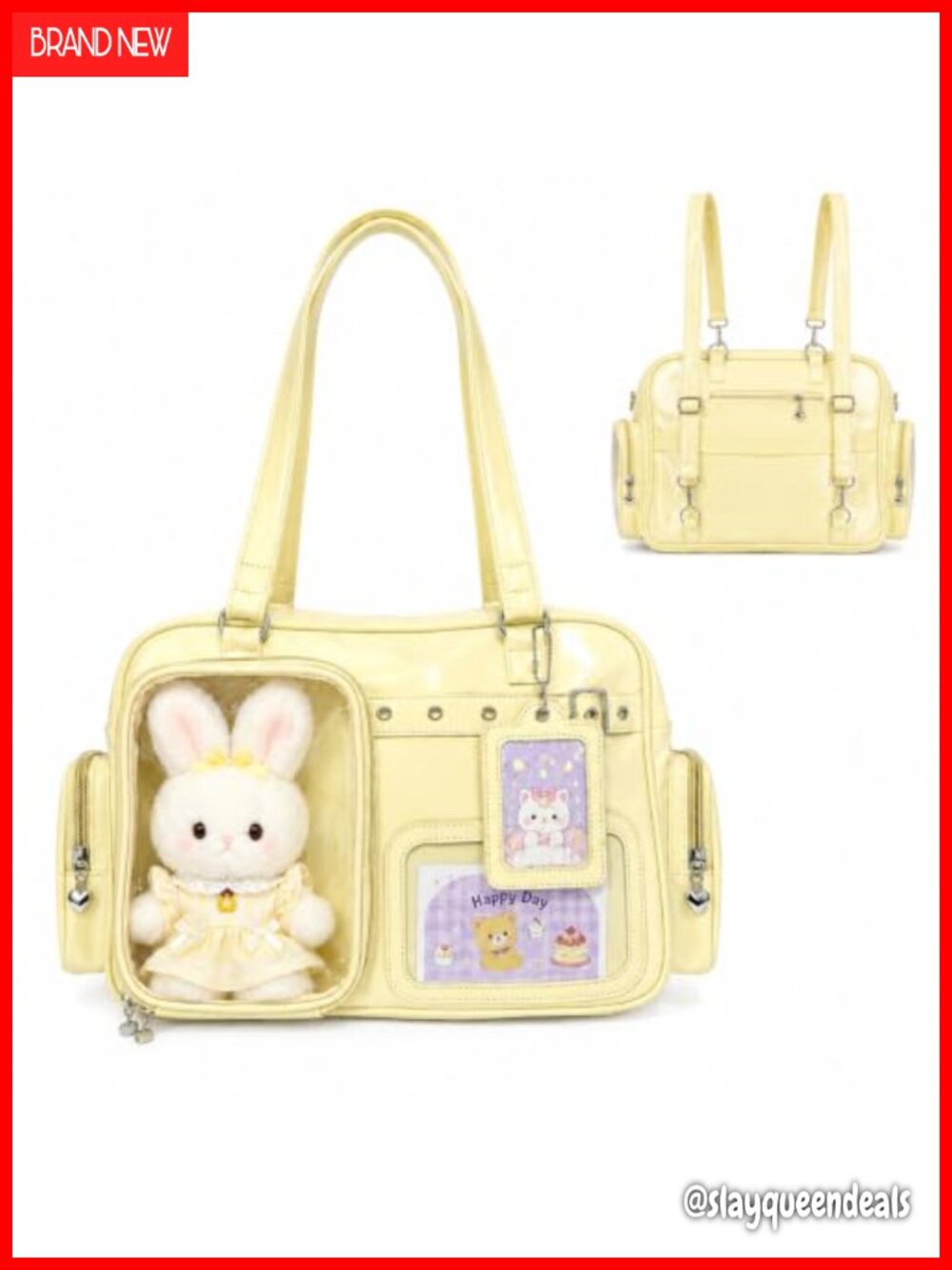 Ita Bag Crossbody Messenger Pin Display Window Kawaii Japanese Style Shoulder